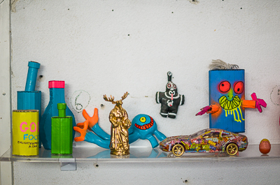 Inside Bortusk's studio - Details