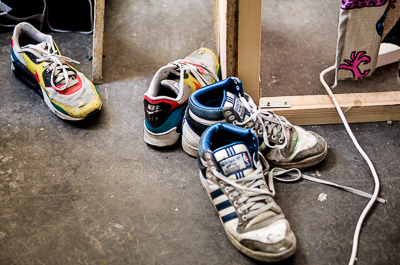 Inside Bortusk's studio - Shoes