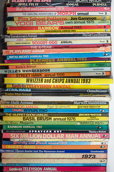 Inside Bortusk's studio - Books