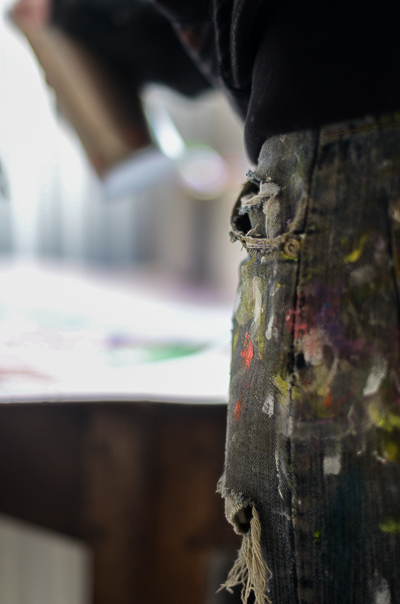 Bortusk in hi studio - Jeans