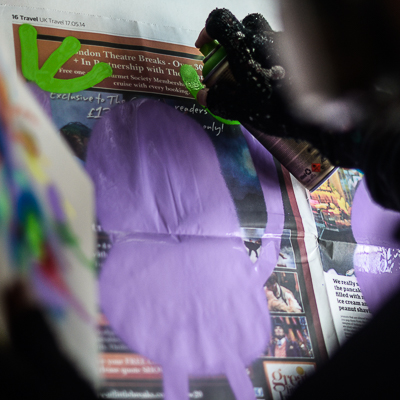 Bortusk at work in his studio