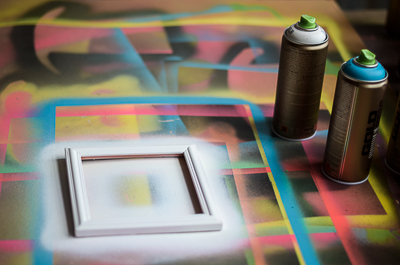 Inside Bortusk's studio -frames