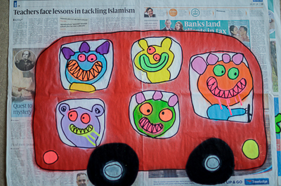 Inside Bortusk's studio - Happy Monsters