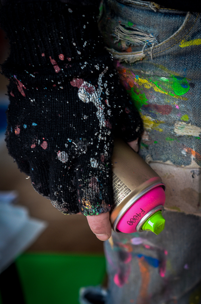 Bortusk at work in his studio