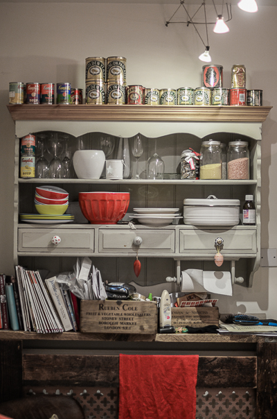 My Dog Sighs at home - in the kichen