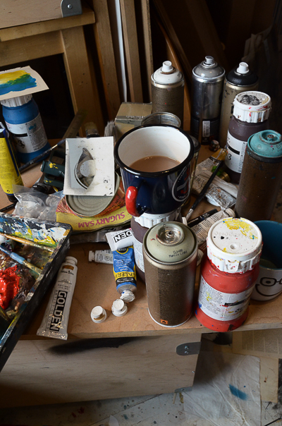 Inside My Dog Sighs' studio