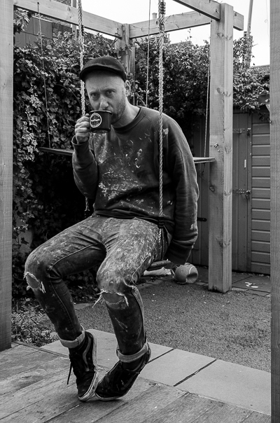 At My Dog SIghs studio - Tea time