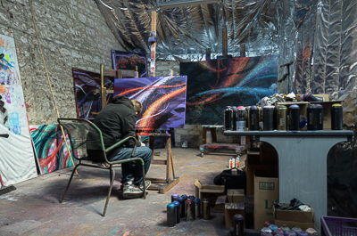 Inside Astro's studio