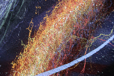 Astro in his studio - Work on arabesque in progress