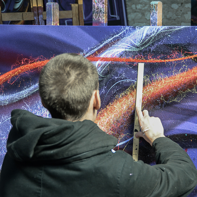 Astro measuring the lines