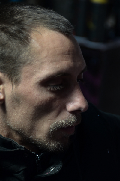 Astro in his studio - Close-up