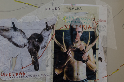 Inside Borondo's studio - Theme board - detail