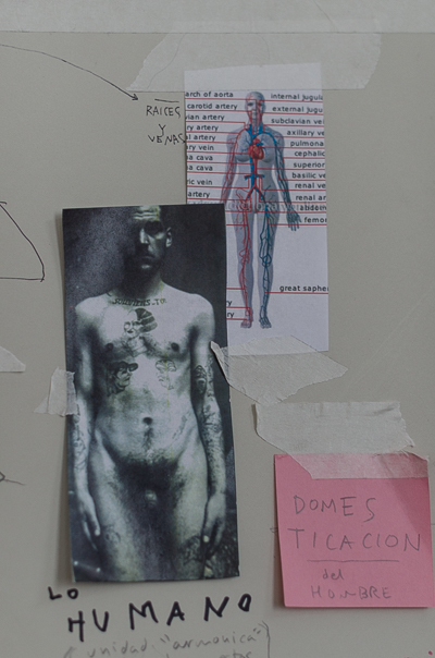 Inside Borondo's studio - Theme Board - detail