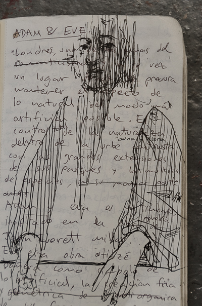 Inside Borondo's studio - Sketchbook