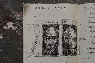 Inside Borondo's studio - Sketchbook
