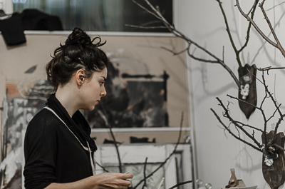 Inside Borondo's studio - Despina Charitonidi - Work in progress