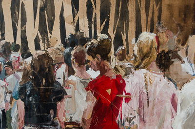 Detail of Borondo's work