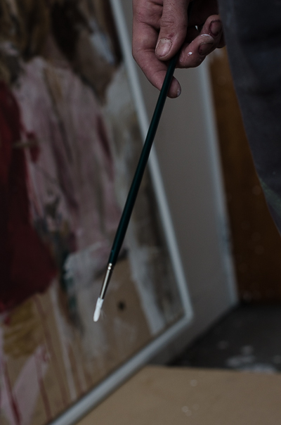 Inside Borondo's studio - Work in Progress