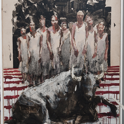 Canvas by Borondo - Work in progress