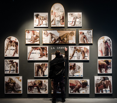 Opening Night - Animal Exhibition - Collab Carmen Main x Borondo - La Carne