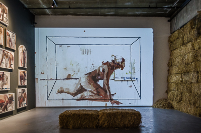 Opening Night - Animal Exhibition - Animation collab Carmen Main x Borondo