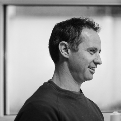 Jimmy C in his studio