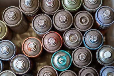 Jimmy C's spray cans