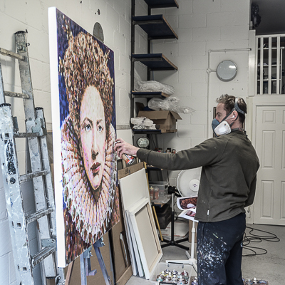 Jimmy C in his studio