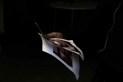 Jimmy C in his studio - work in progress