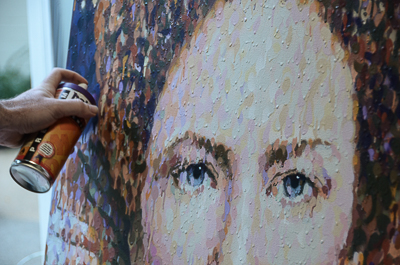 Work in progress by Jimmy C in his studio