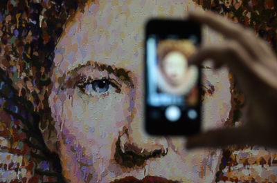 Jimmy C taking a shot of his piece