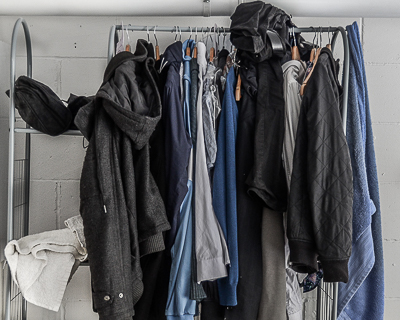 Inside Jimmy C's home-studio: - Wardrobe