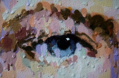 Jimmy C's work in progress : Eye close-up