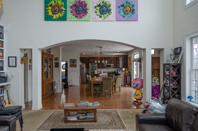 View of Ron ENglish's kitchen