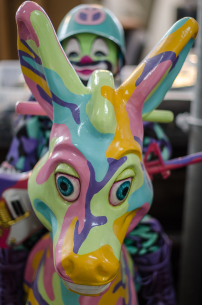 Inside Ron English's studio