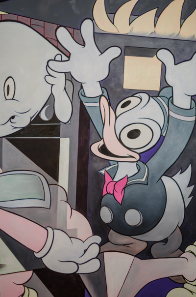 New interpretation of Guernica - Work in progress - close-up