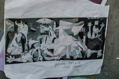 Picture of Picasso's original Guernica