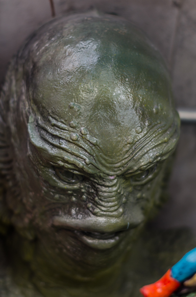 The creature from the black lagoon