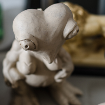 Monster made with clay