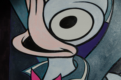 Ron English's Guernica - close-up
