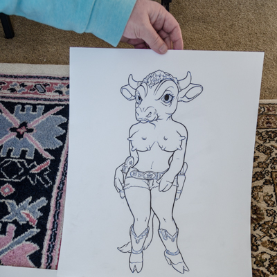 Sketches - Cathy Cowgirl