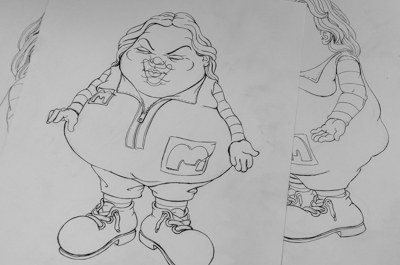 MC Supersized - sketch