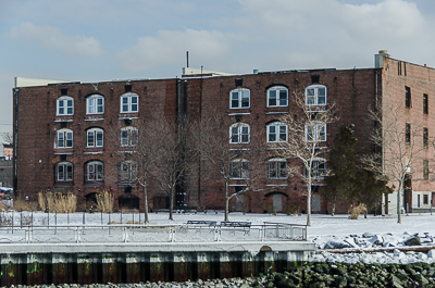 Hudson River in front of Beau Stanton's studio