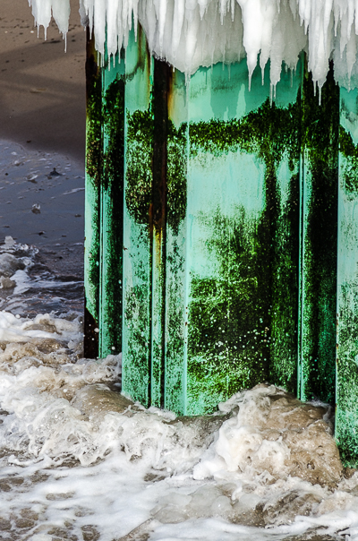 The rusty pier near Beau Stanton's studio - An inspiring environment