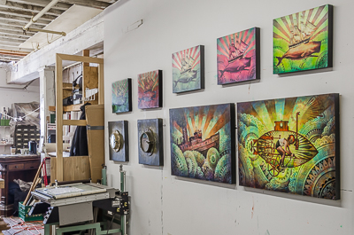 View of Beau Stanton's studio