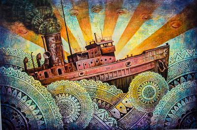 Work by Beau Stanton - A precarious voyage