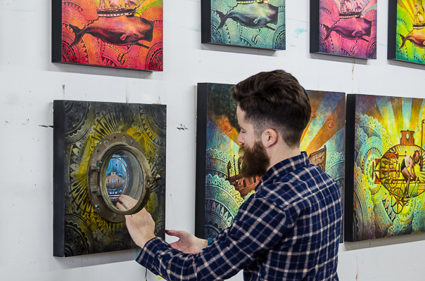 Beau Stanton in his studio