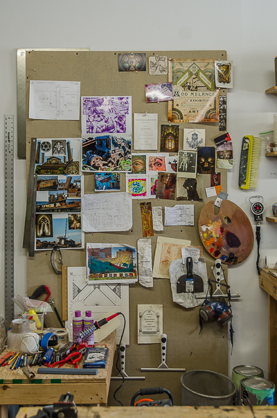 Inside Beau Stanton's studio - Inspiration Board