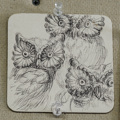 Inside Beau Stanton's Studio - Sketches - Owls