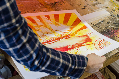 Work in progress by Beau Stanton - second layer done